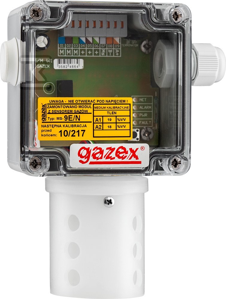 Detektor gazów DG-14/M metan (selektywny), 10/30% DGW, sensor p-p, RS485