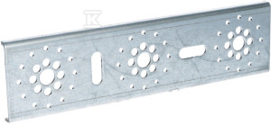 Płytka montażowa metalowa podwójna ultraLINE L = 80, 150 mm