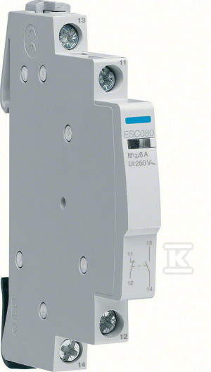 Styk pomocniczy 1NO+1NC 6A