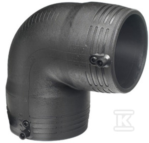 Kolano elektrooporowe 90ST. d90 PE100, SDR11, PN10 gaz/PN16 woda