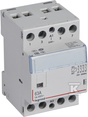 Stycznik modułowy SM 363 63A 24V 4NO