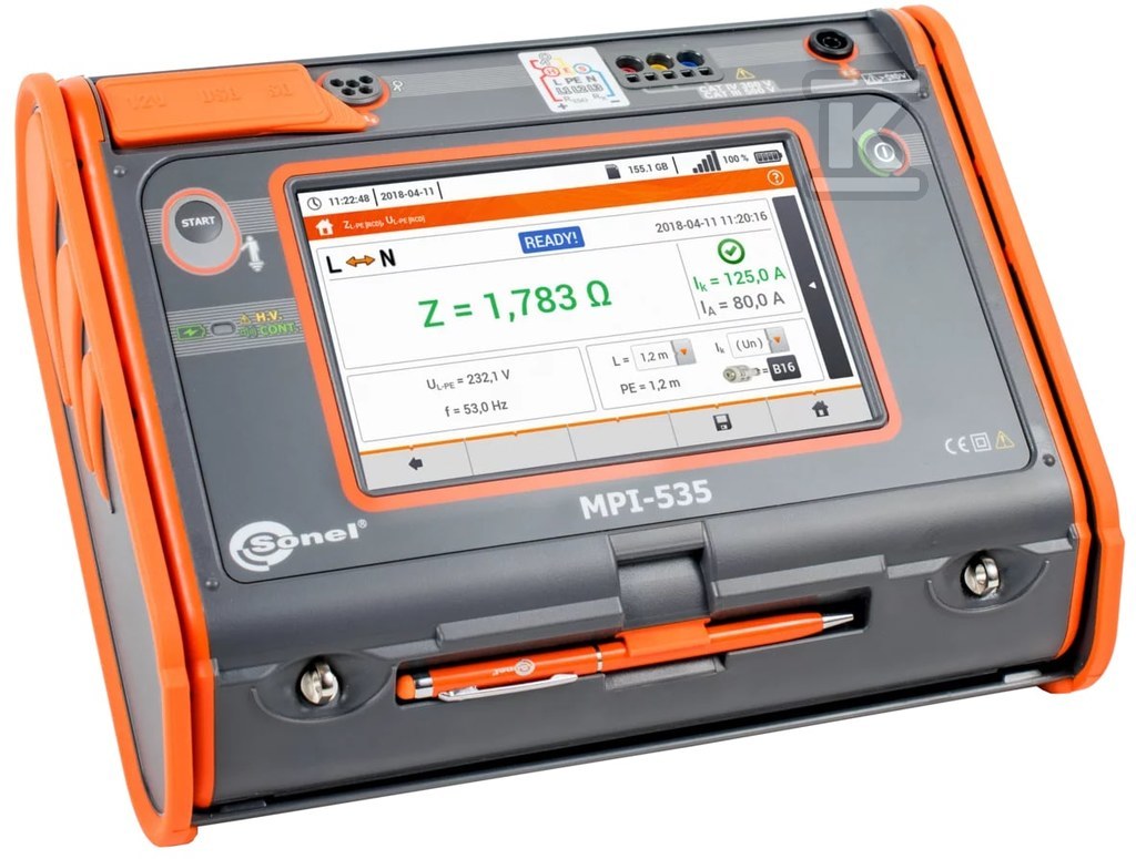Wielofunkcyjny miernik parametrów instalacji elektrycznych MPI-535