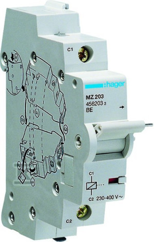 Wyzwalacz prądu roboczego do wyłącznika nadmiarowoprądowego, 110-130V DC/230-415V AC