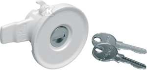 Zamek cylindryczny nr 1242E, Uuniwersalny do szaf IP44
