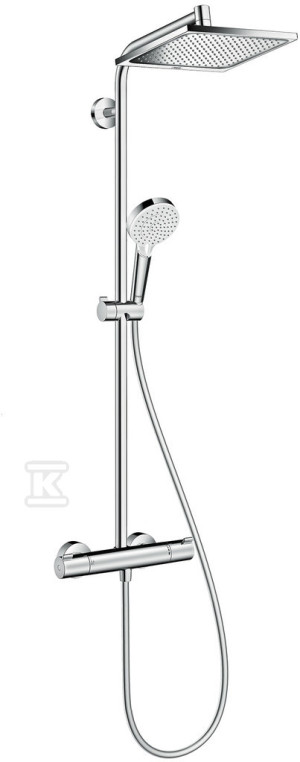 Комплект для душу Hansgrohe Crometta E 240 1 jet з термостатом 27271000
