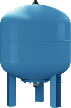 Naczynie wzbiorcze przeponowe REFIX DE-50, 50L, 10 bar / 70 st., przyłącze gwintowane G1", k.niebieski, do c.w.u, p.poż., ogrzewania podłogowego,