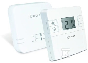 Regulator temperatury bezprzewodowy SALUS RT305RF 230V dobowy natynkowy biały