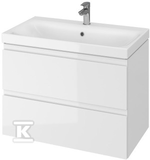 Zestaw 975 Moduo 80 biała (szafka + umywalka)