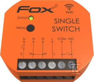 Одинарний Wi-Fi реле 230V FOX SWITCH