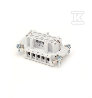 Wsad żeński do pokrywy metalowej, 10 pin, 16 A T0-EB010CP00