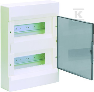 Rozdzielnica COSMOS 2x12M n/t, IP40, drzwi transparentne