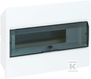 Rozdzielnica COSMOS 1x18M p/t, IP40, drzwi transparentne