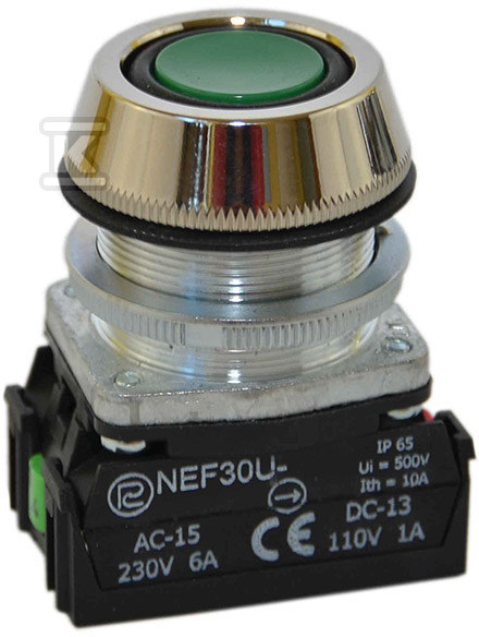 Przycisk NEF30-UKXY zielony W0-NEF30-UK XY Z