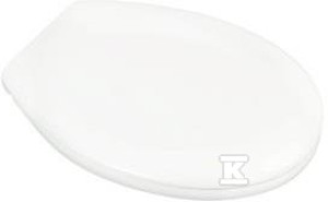 Deska sedesowa WC wolnoopadająca duroplast Madalena zawiasy plastikowe biała