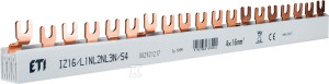 Izolowana szyna zbiorcza IZ16/L1NL2NL3N/54