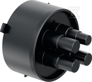 Końcówka gumowa / end-cap Ecoflex Quattro 25+32+40/175, do rury preizolowanej poczwórnej d175