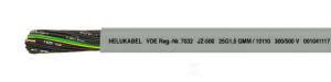 Przewód PVC sterowniczo-zasilający JZ-500 12G1,5 mm2 szary, żyły czarne numerowane wg DIN VDE 0293-334