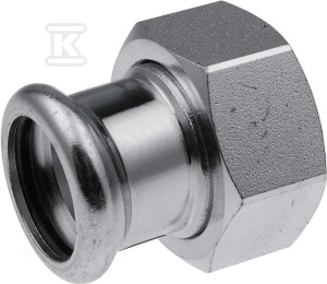 Półśrubunek z płaskim uszczelnieniem GW Steel - 42 G1 3/4"