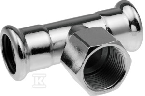 Trójnik GW Steel - 54 Rp1"