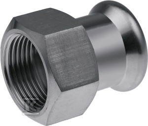З'єднувач з внутрішньою різьбою 1.4404 Inox - 28 Rp1 1/4"