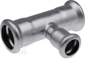 Trójnik redukcyjny Inox - 22/18/22