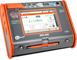 Miernik parametrów instalacji elektrycznej MPI-540 z Certyfikatem Kalibracji