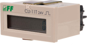 Лічильник імпульсів CLI-11T/24 Лічильник імпульсів вхідна лічильна напруга=24VAC/DC панельний