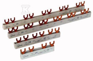 Szyna do łączenia aparatury modułowej EVG-2PHAS/4MODUL/HI