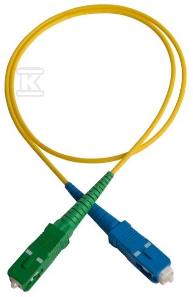 Patchcord SM, 9/125, SC/APC-SC/PC ISP simplex dł. 2m