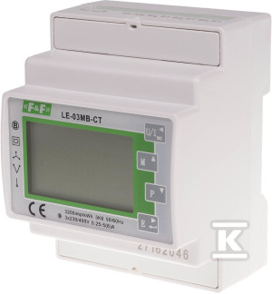 Licznik energii elektrycznej LE-03MB-CT - trójfazowy, pośredni, półpośredni, m-bus,100(5)a, MID