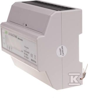 Licznik energii elektrycznej LE-03d CT-400 - trójfaz., wyświetlacz LCD, kl.1, wej. pom. 3x5A [przekładnik 400/5]