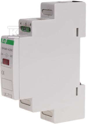 Lampka sygnalizacyjna LK-712 R 1xLED czerw., Un=10÷30V AC/DC