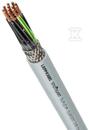 Przewód sterowniczy ÖLFLEX® CLASSIC 135 CH 3G2,5: 300/500 V: Giętki: HFFR: Dca: ekran: odporny na UV
