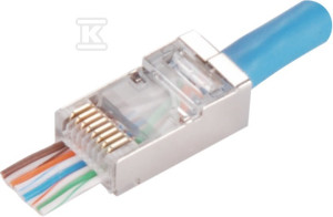 Wtyk przelotowy RJ45 STP kat.5e (op.100 szt) ALANTEC