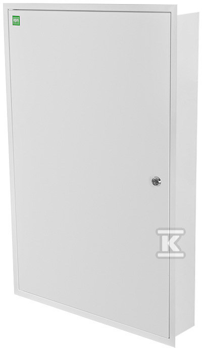 Rozdzielnica podtynkowa metalowa z zamkiem KRAFT 5x24 PE+N IP30