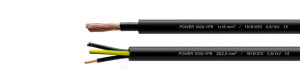 Przewód sterowniczo-zasilający XLPE/PVC POWER 1000-YFR 4G2,5 mm2 czarny, żyły czarne numerowane wg DIN VDE 0293-334