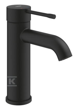Bateria umywalkowa Grohe Essence S, głowica ceramiczna, zużycie wody 5,7 l/min., bez zestawu odpływowego, czarna