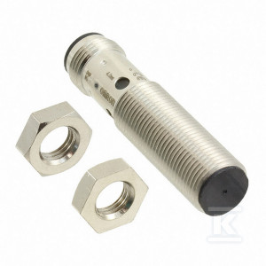 Czujnik indukcyjny, mosiądz, krótki, 4mm, M12, PNP, NO, złącze M12 E2B-M12KS04-M1-B1