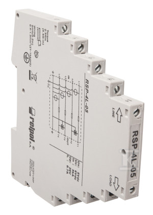 Ogranicznik przepięć DC do ochrony linii danych/sygnałowych, 5 V DC RSP-4L-05