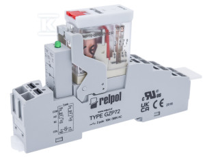 Przekaźnik interfejsowy 2P, AgNi, 230 V AC PI72P-230AC-Y93G-RS-2012