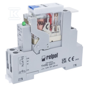 Przekaźnik interfejsowy 1P, AgNi, 24 V DC PI71P-024DC-Y42G-US-2011
