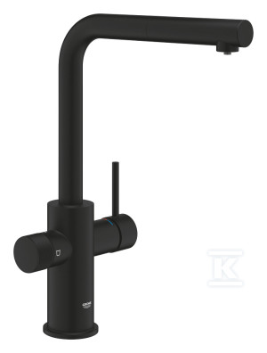 Bateria filtrująca Blue Pure Minta z wyciąganą w zakresie 360° wylewką "L", phantom czarna