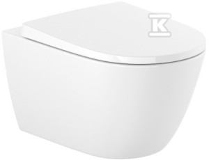 Miska WC ONA podwieszana Rimless 53 cm Supraglaze®