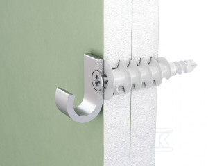 Przedłużony kołek wkręcany DRA-01-L do podwójnej i pojedynczej płyty G-K z wkrętem 4,0x40 mm