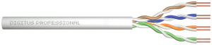 Kabel instalacyjny DIGITUS kat.5e, U/UTP, B2ca, AWG 24/1, LSOH, 500m, szary, szpula