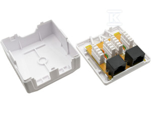 Наступне гніздо UTP кат.6 2xRJ45 ALANTEC