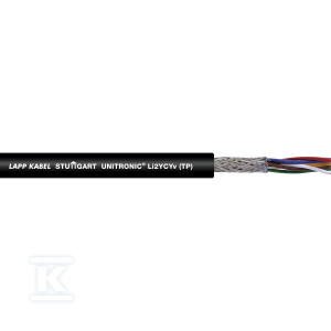 Кабель для передачі даних A/C UNITRONIC® Li2YCYv (TP) 2x2x0,34, гнучкий, ПВХ, екранований, стійкий до УФ-випромінювання,
