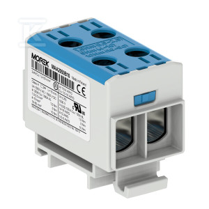 Złączka OTL50-2 niebieski 2xAl/Cu 1,5-50mm2 1000V AC/1500V DC, zacisk uniwersalny