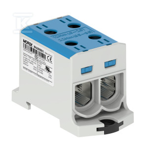 Złączka OTL95-2 niebieski 2xAl/Cu 6-95mm2 1000V AC/1500V DC, zacisk uniwersalny
