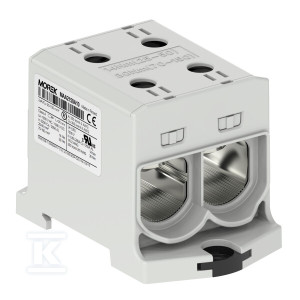 Złączka OTL150-2 szary 2xAl/Cu 25-150mm2 1000V AC/1500V DC, zacisk uniwersalny